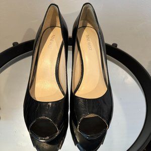 Women Nine West peep toe heels